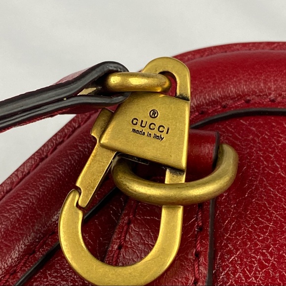 Women’s Gucci Rebelle Small Red Shoulder Bag - Picture 5 of 12